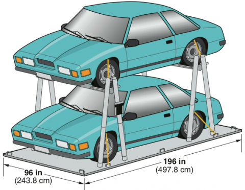 M-6 Twin Car Rack
